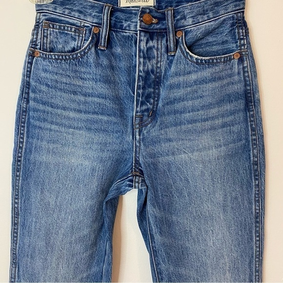 Madewell Stovepipe High Rise Button Fly Ankle Jeans - Picture 4 of 14